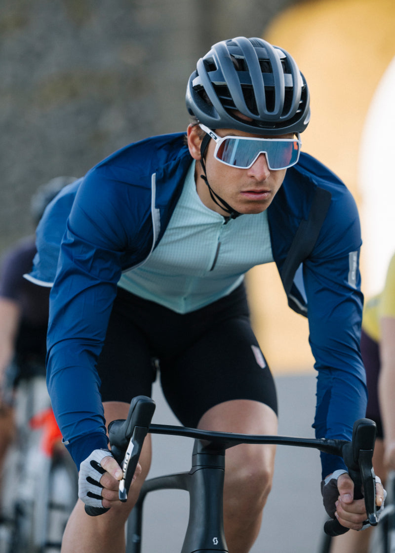 Mens cycling Winter Tights navy blue • Q36.5