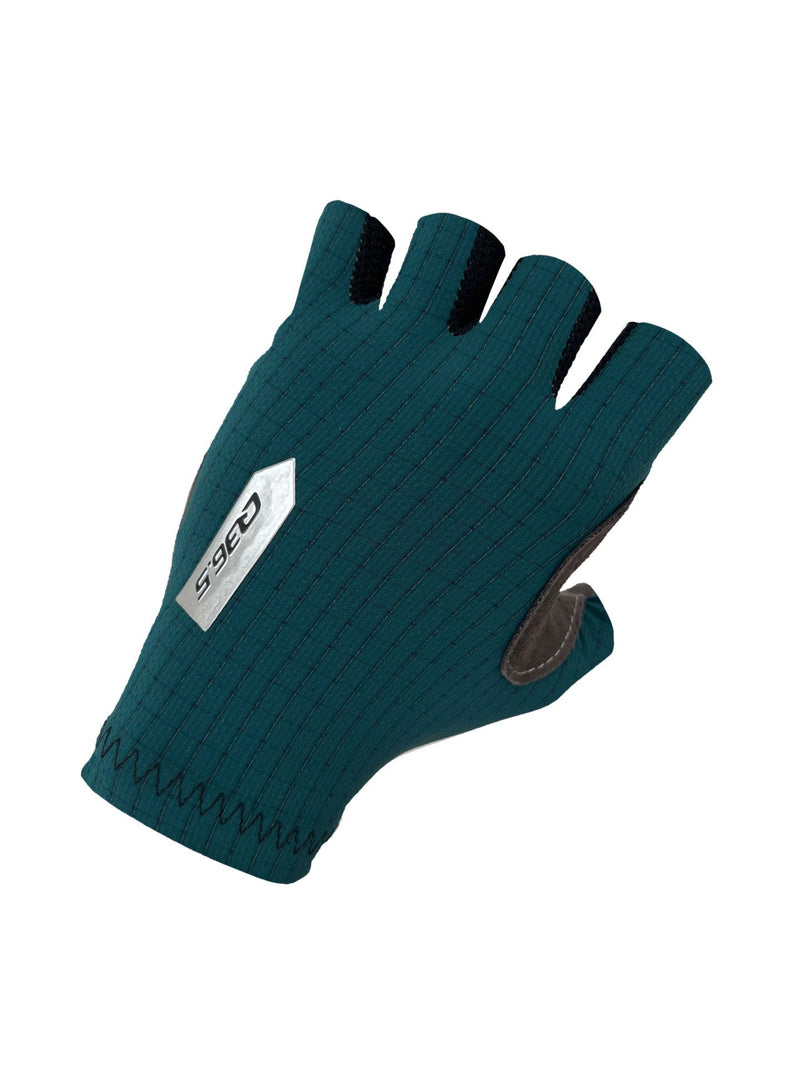 Q36.5 Pinstripe Summer Gloves, Australian green, Einzelstück in M, SALE