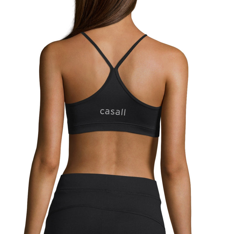Casall Strappy Sports Bra – Black, Einzelstück in XS und L, SALE