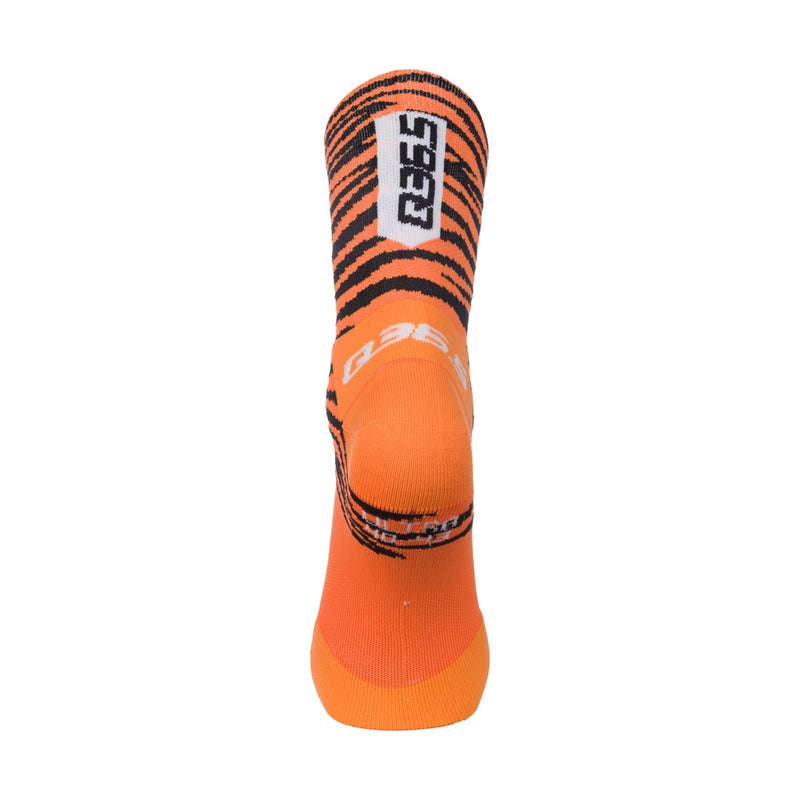 Q36.5 Ultra Socken Tiger Orange, Einzelstück in 36-39 und 44-47, SALE